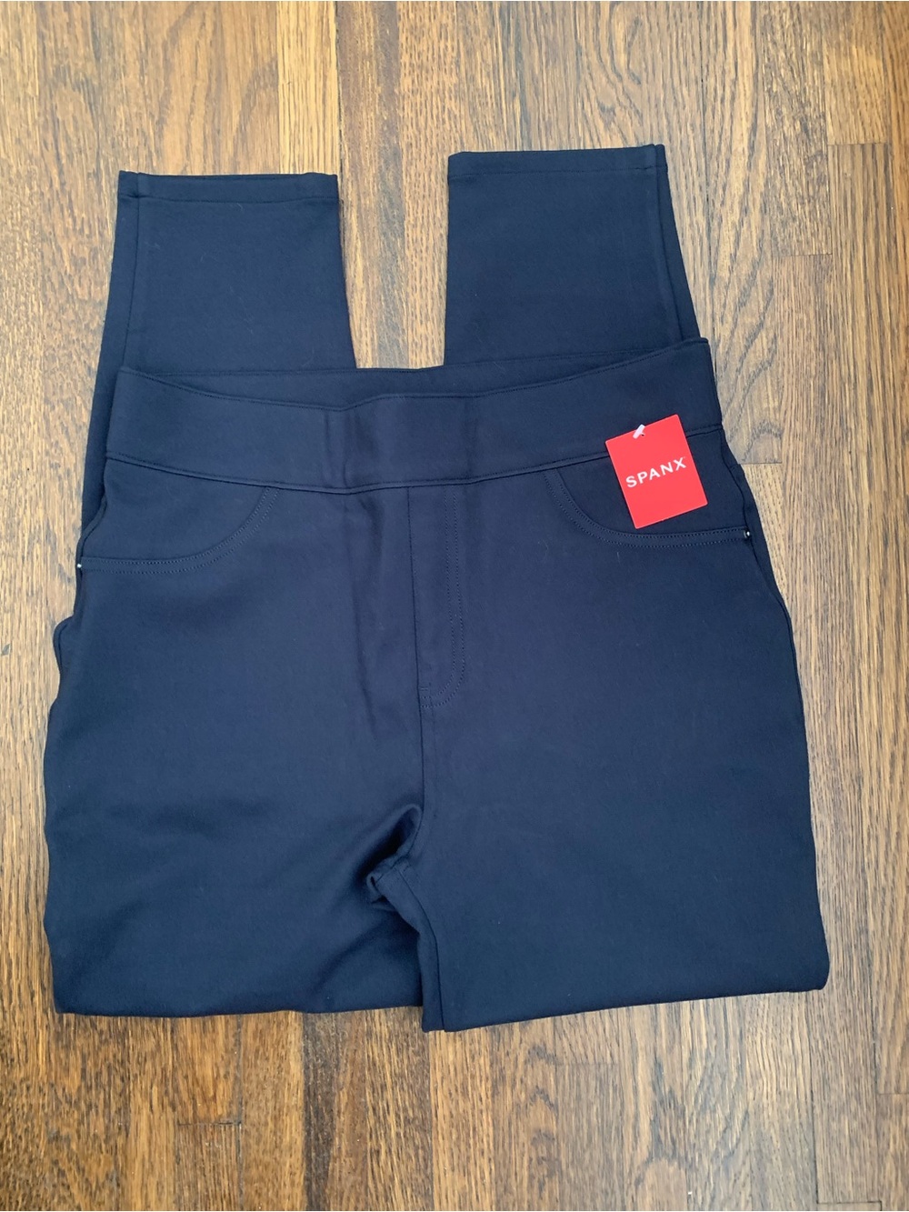 SPANX Black Ankle-Length Cropped Pants